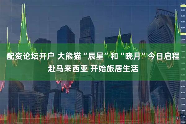配资论坛开户 大熊猫“辰星”和“晓月”今日启程赴马来西亚 开始旅居生活